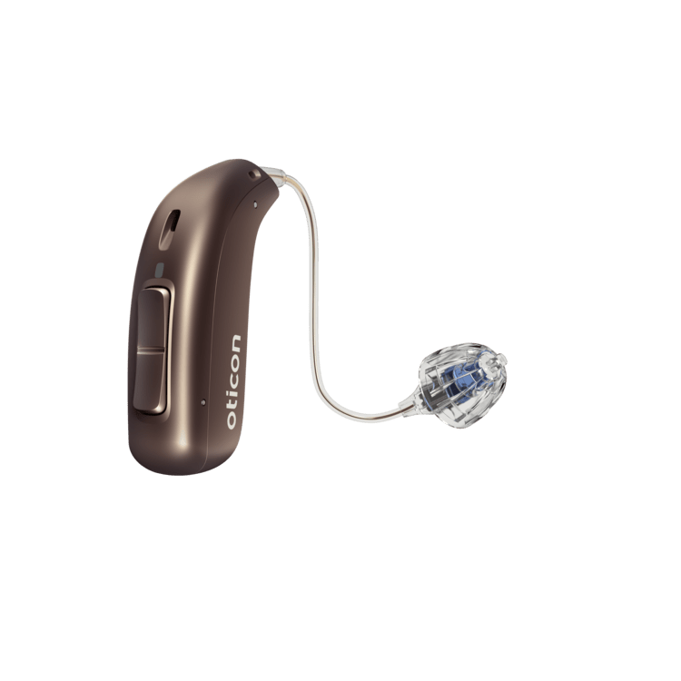 Oticon Hörgerät 1 / Akku / Nussbraun Oticon More