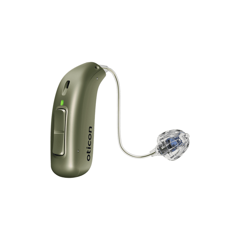 Oticon Hörgerät 1 / Akku / Oliven Grün Oticon Real