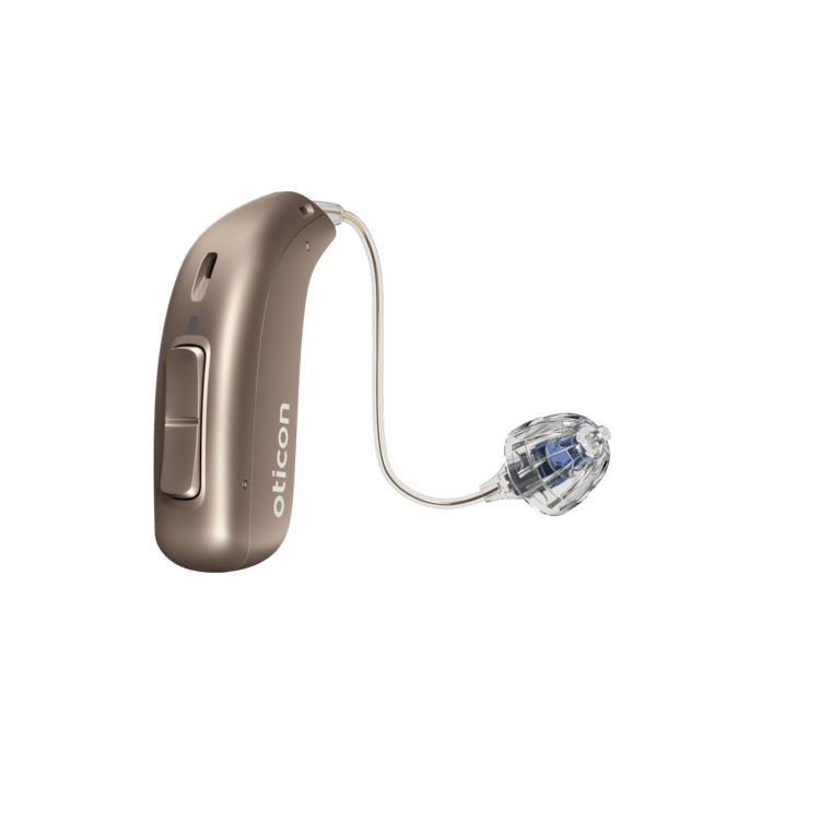 Oticon Hörgerät 1 / Akku / Sienna-Braun Oticon More