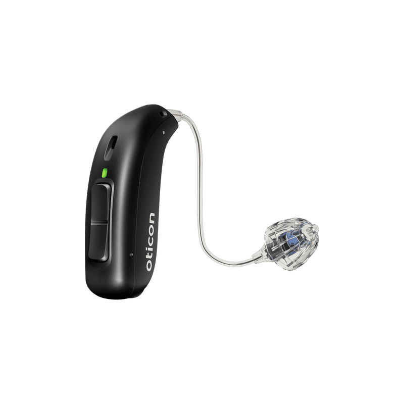 Oticon Hörgerät 1 / Batterie / Perl-Schwarz Oticon Real