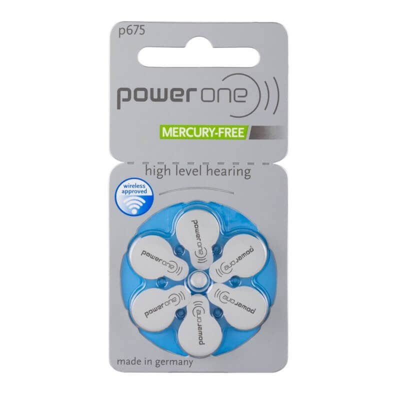 Power One Zubehör Power One Hörgerätebatterien p675