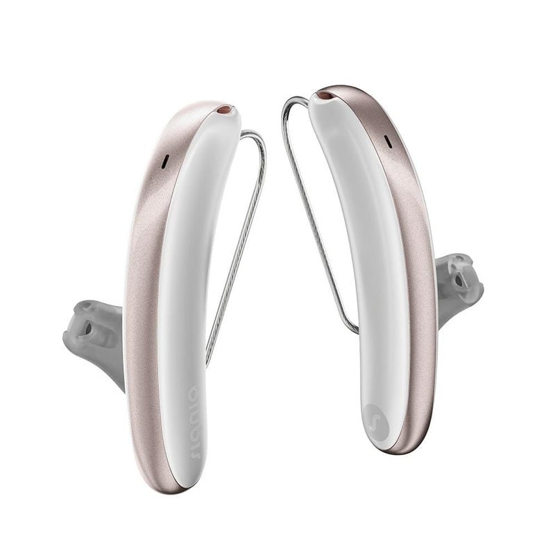 Signia Hörgerät 7AX / Akku / Weiß / Rosé Gold Signia Styletto AX