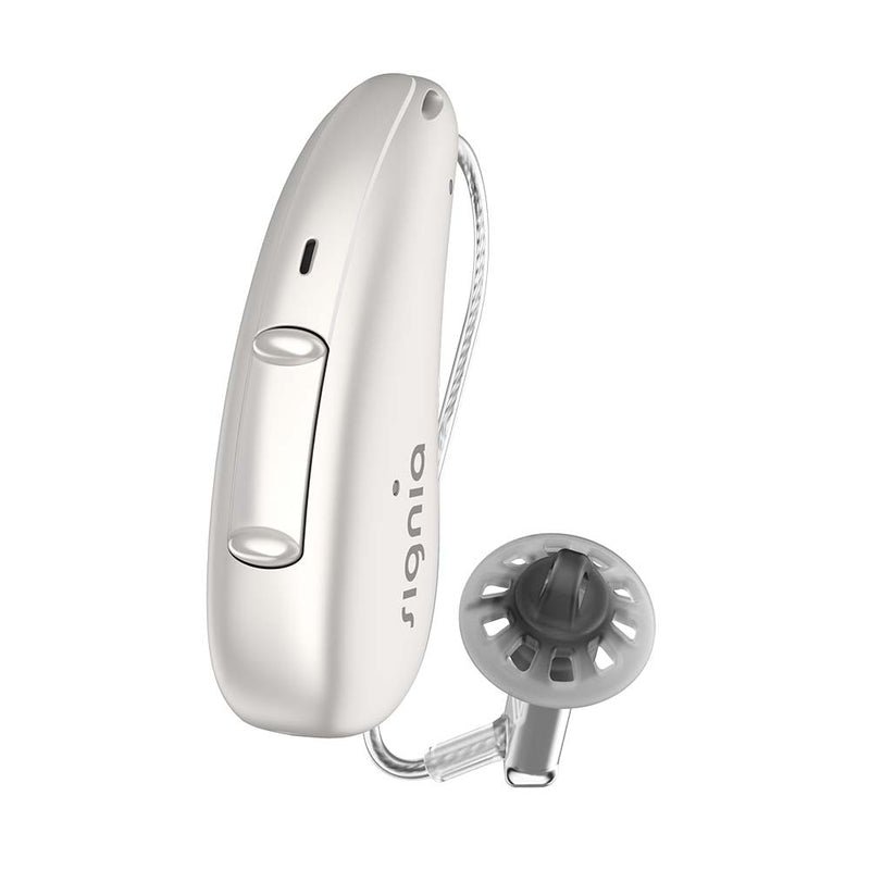 Signia Hörgerät CROS / Charge & Go Akku / Perlweiß Signia CROS Pure AX Sender